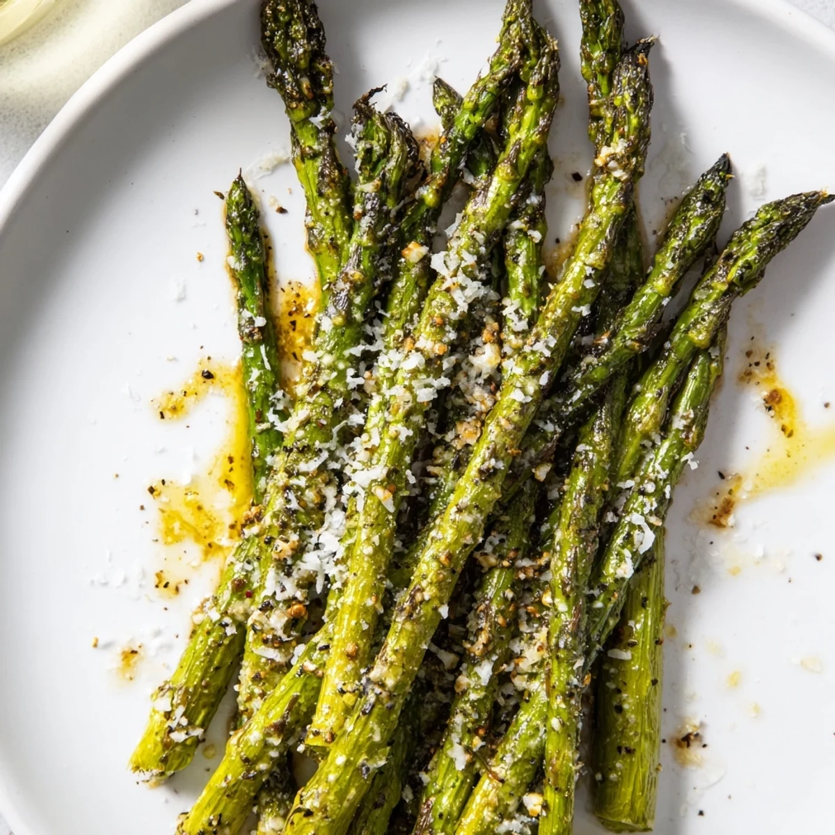 Roasted Asparagus Parmesan