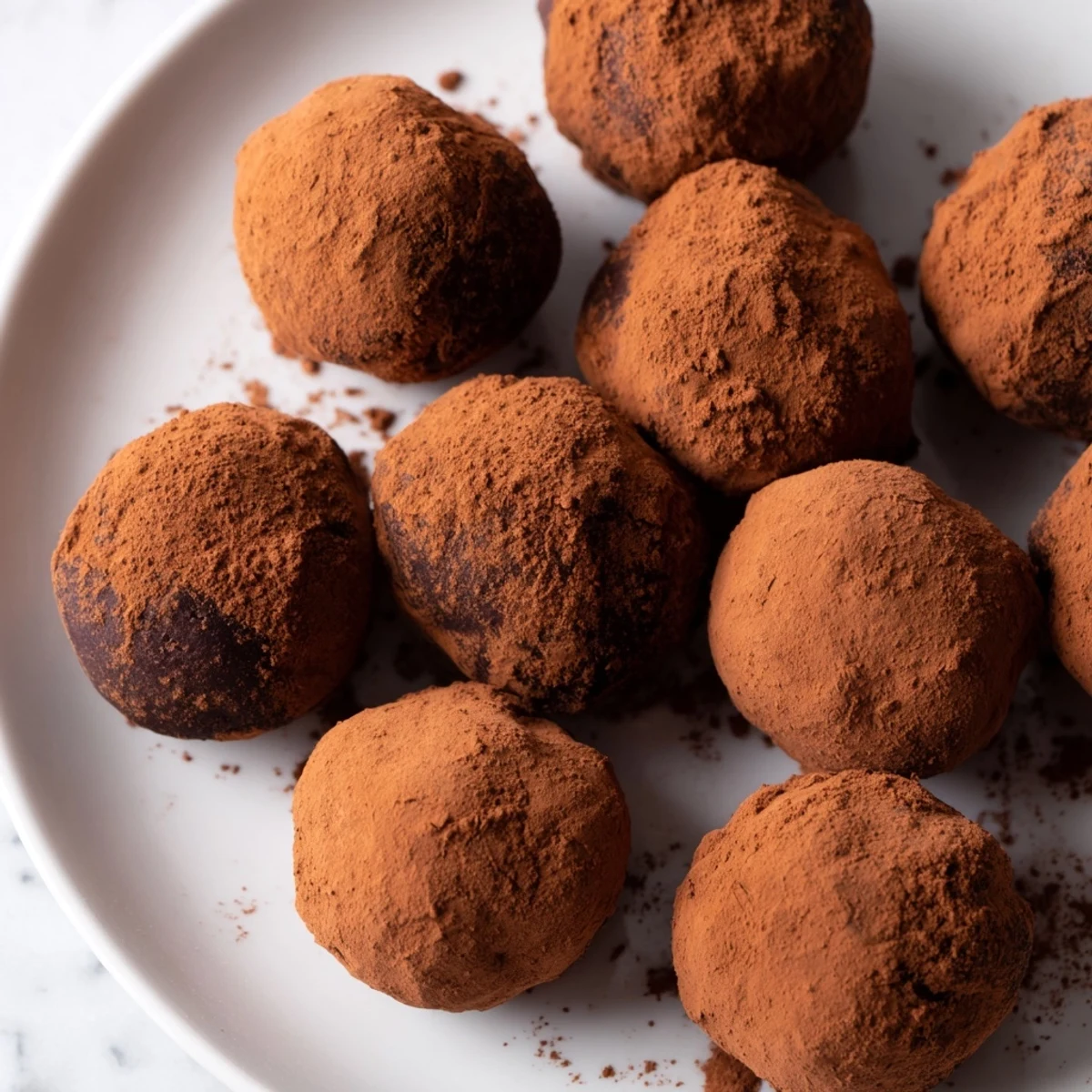 Rich Dark Chocolate Truffles