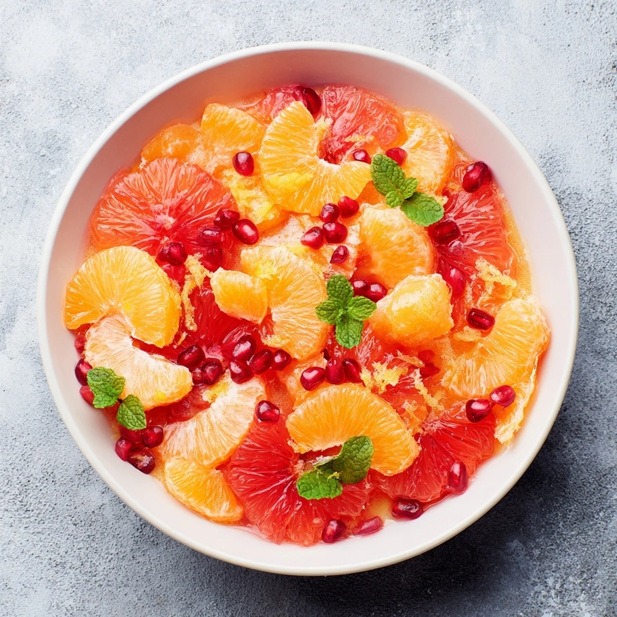 Refreshing, zesty Winter Citrus Fruit Salad tossed with lime and honey, perfect for winter.