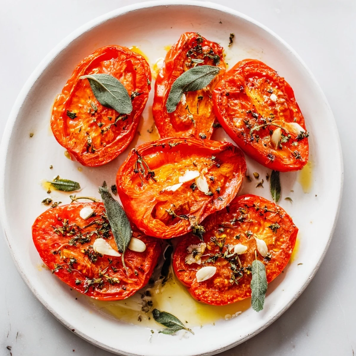 Juicy Roasted Tomatoes Olive