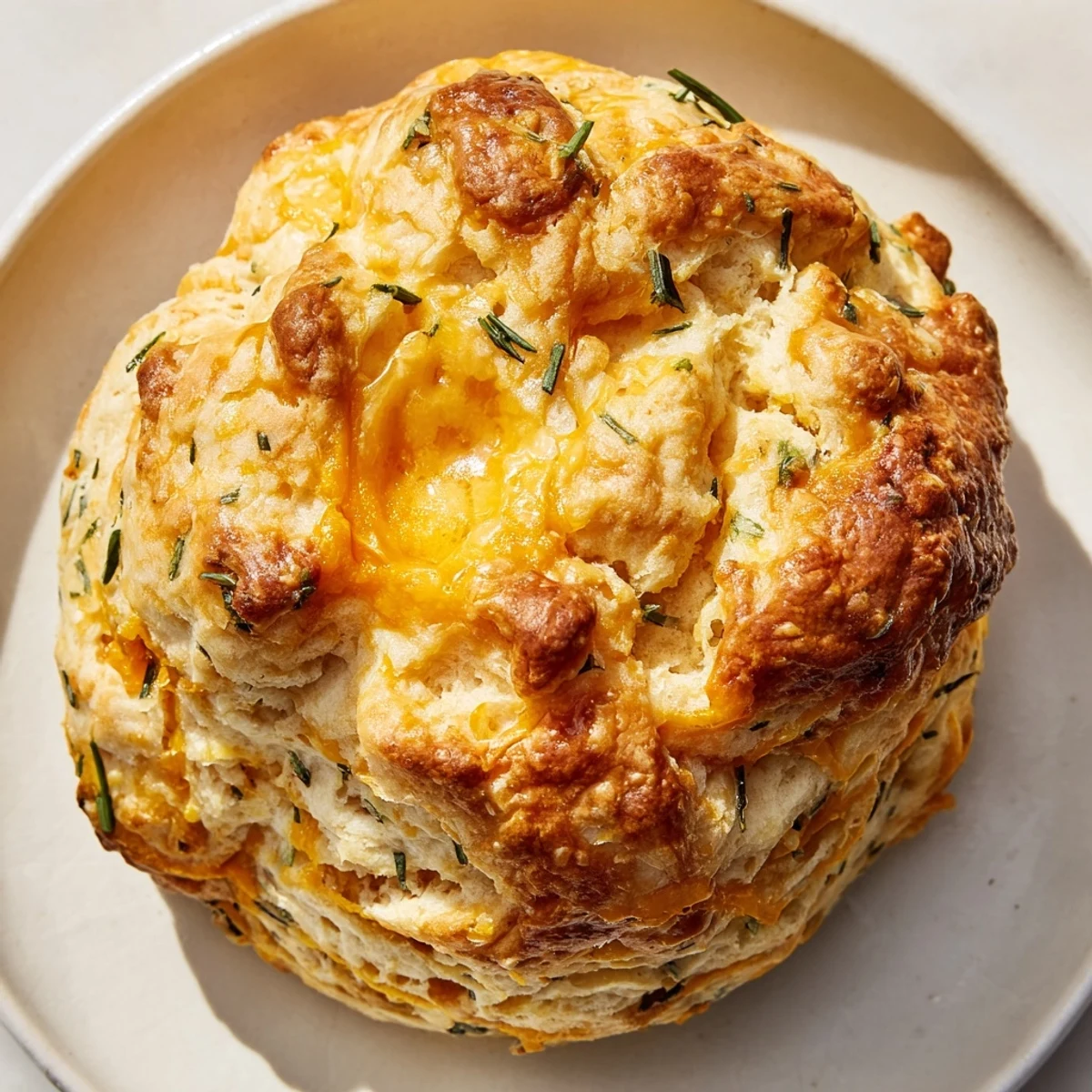 Golden-brown savory biscuits, fresh from the oven, ready to be enjoyed with butter.