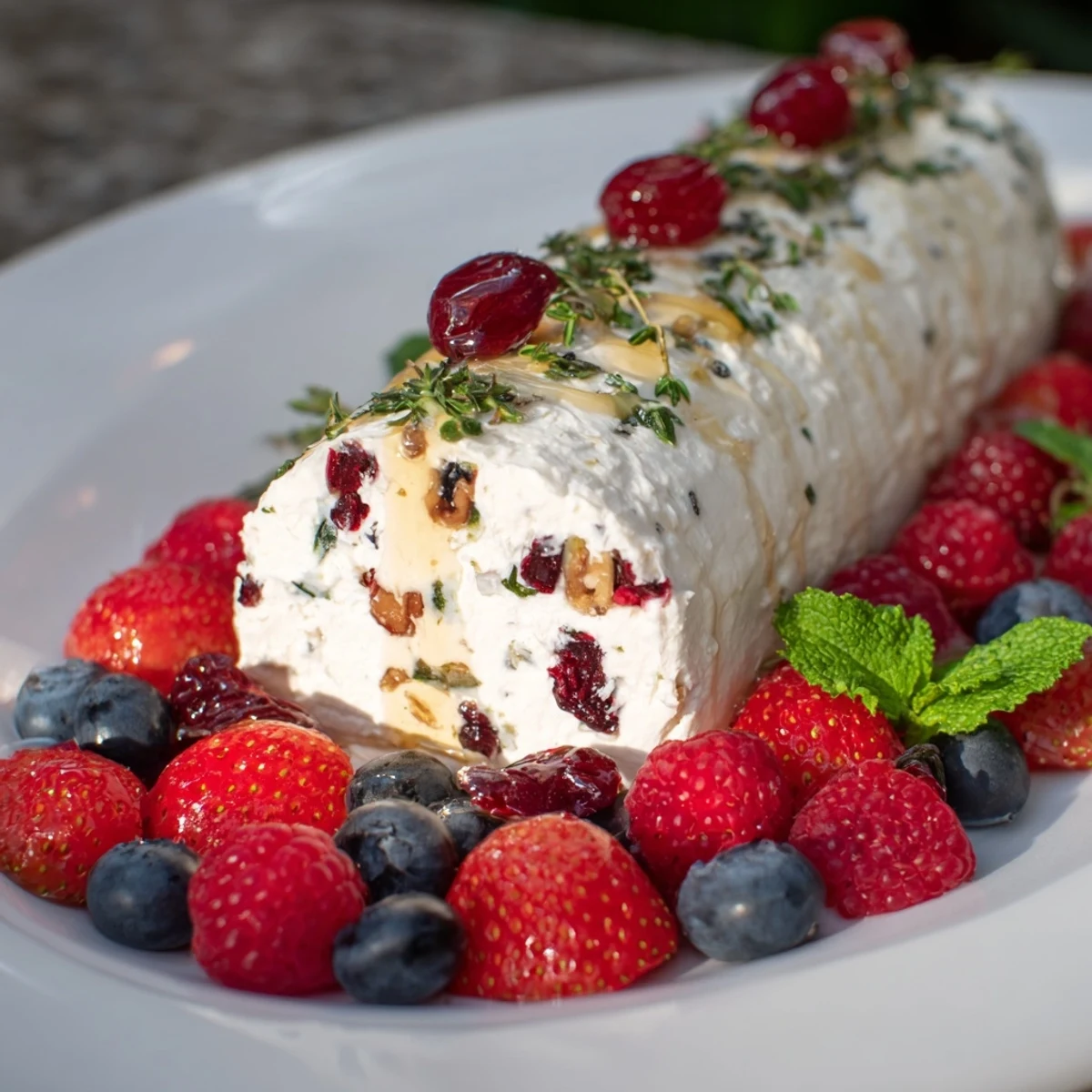 Cranberry Goat Cheese Log