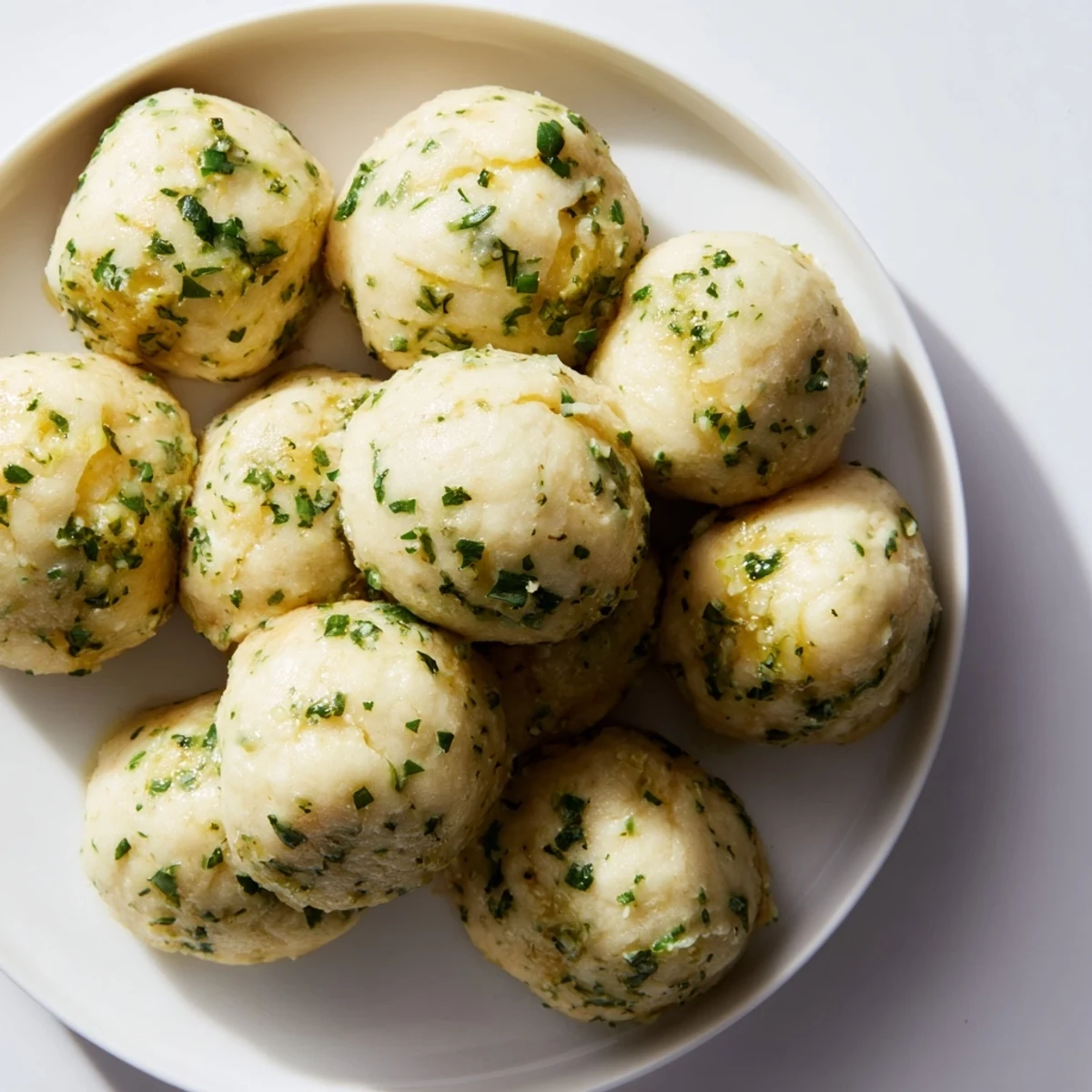 Warm, fluffy garlic and herb dough balls, a comforting appetizer with aromatic herbs and savory garlic.