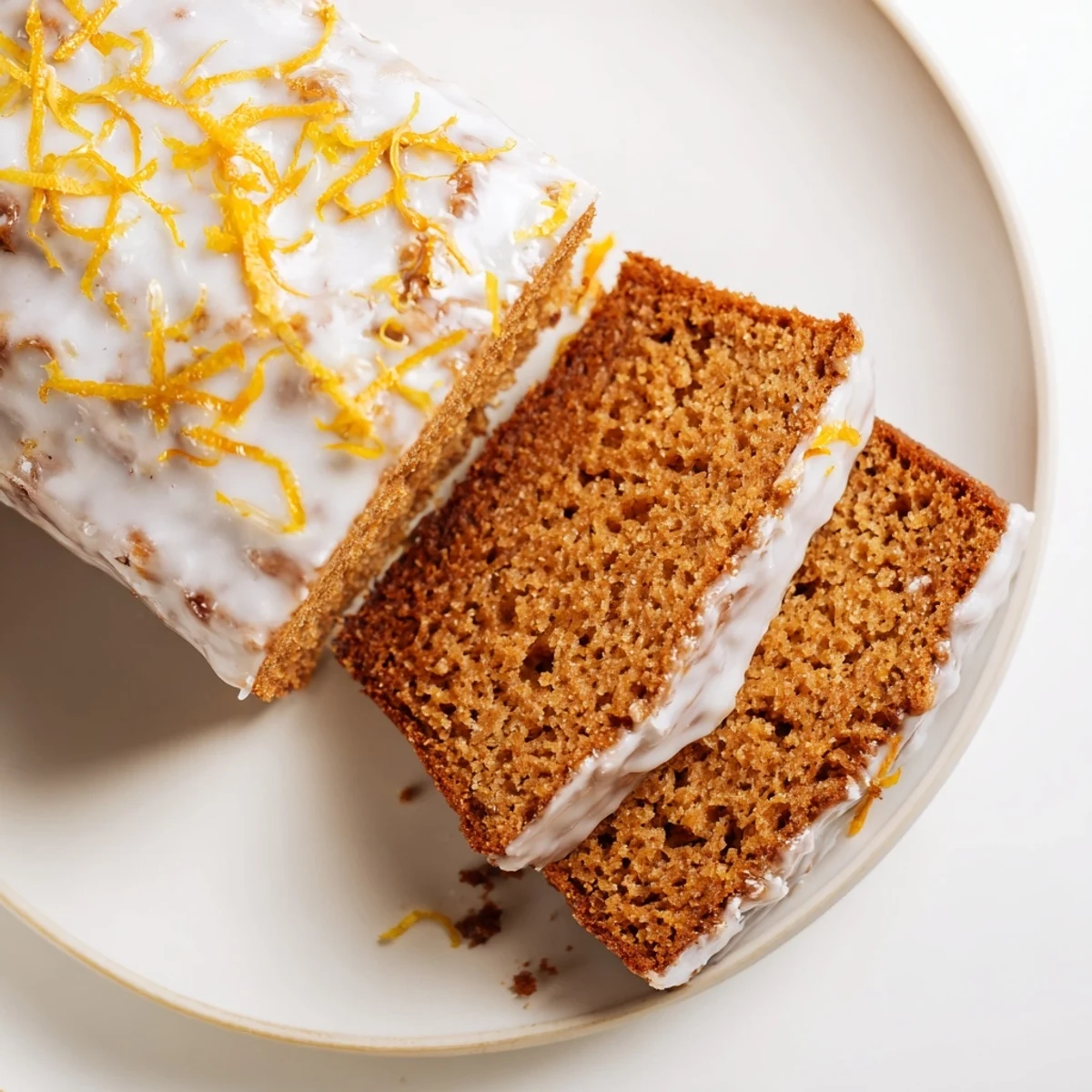 Spiced Gingerbread Loaf Lemon