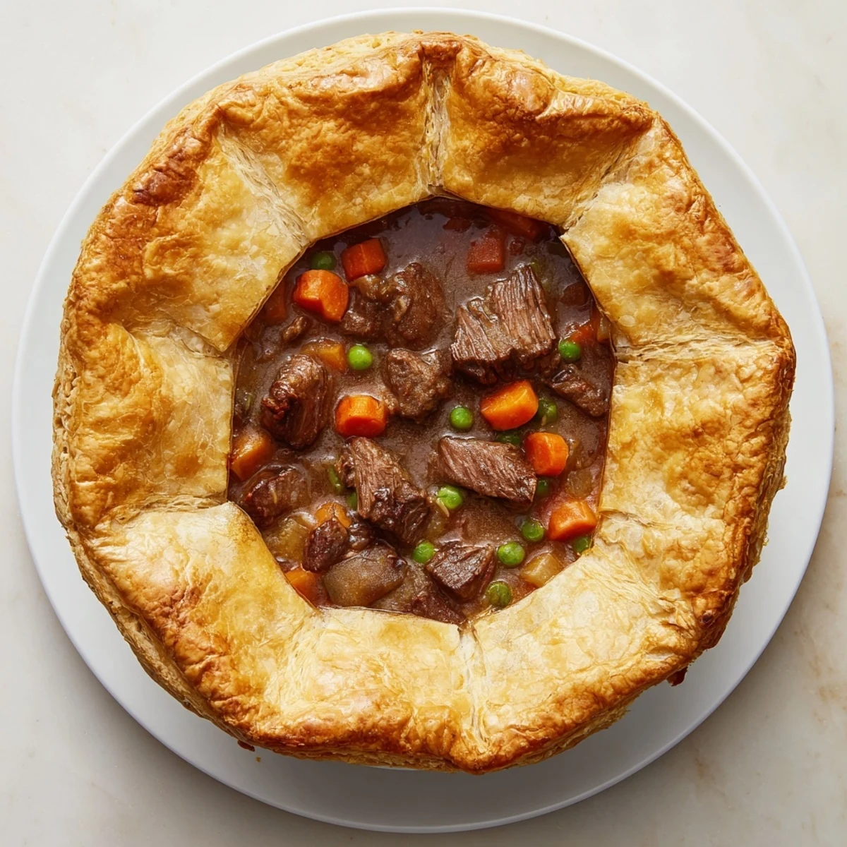 Imagine enjoying a warm slice of Beef Pie fresh from the oven, truly comforting.