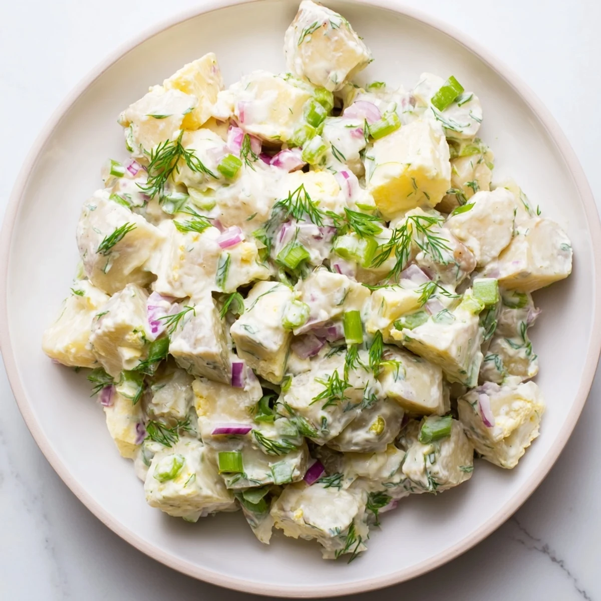 Creamy Potato Salad Dish
