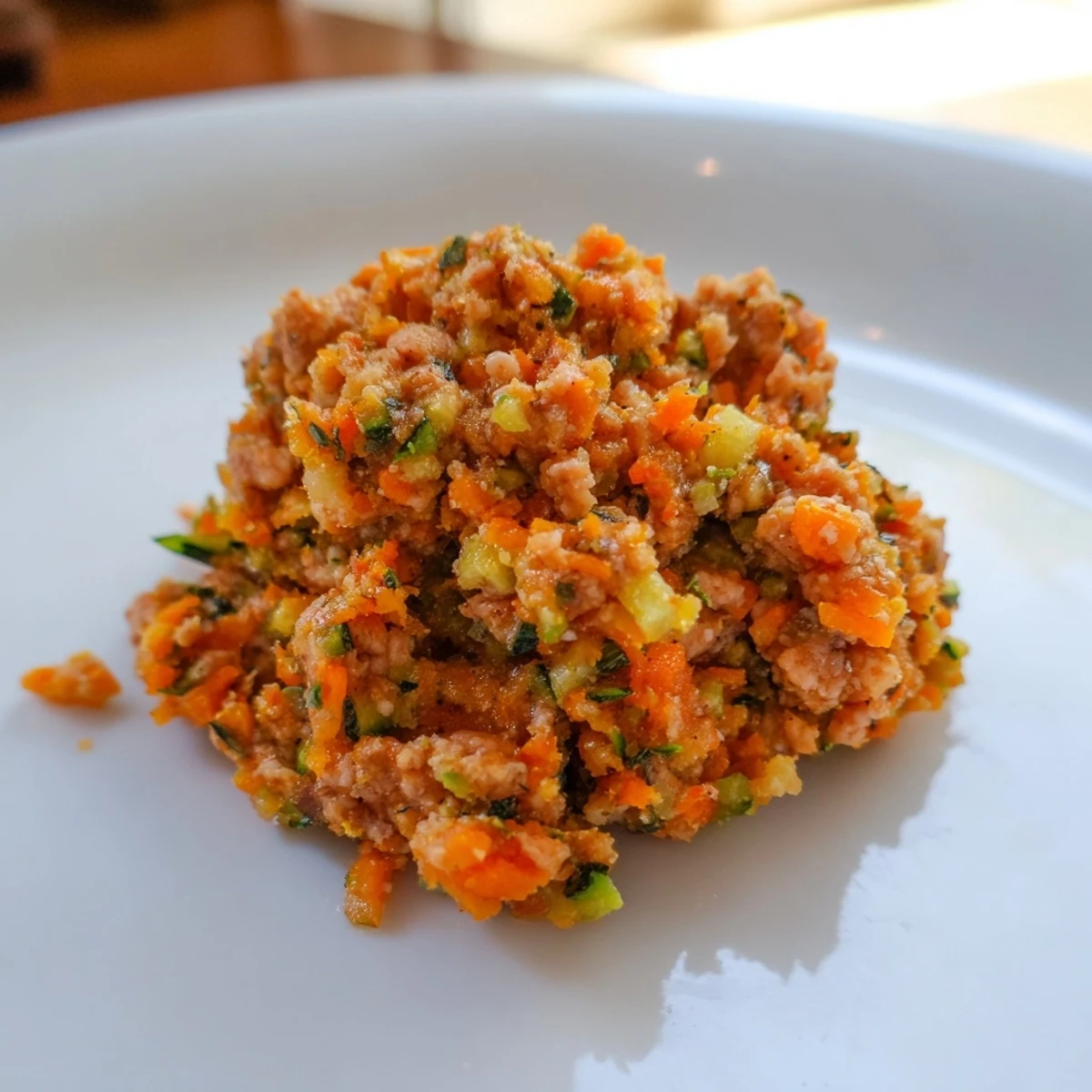 Freshly baked Turkey Snack Bites served with a creamy dipping sauce on a white platter.