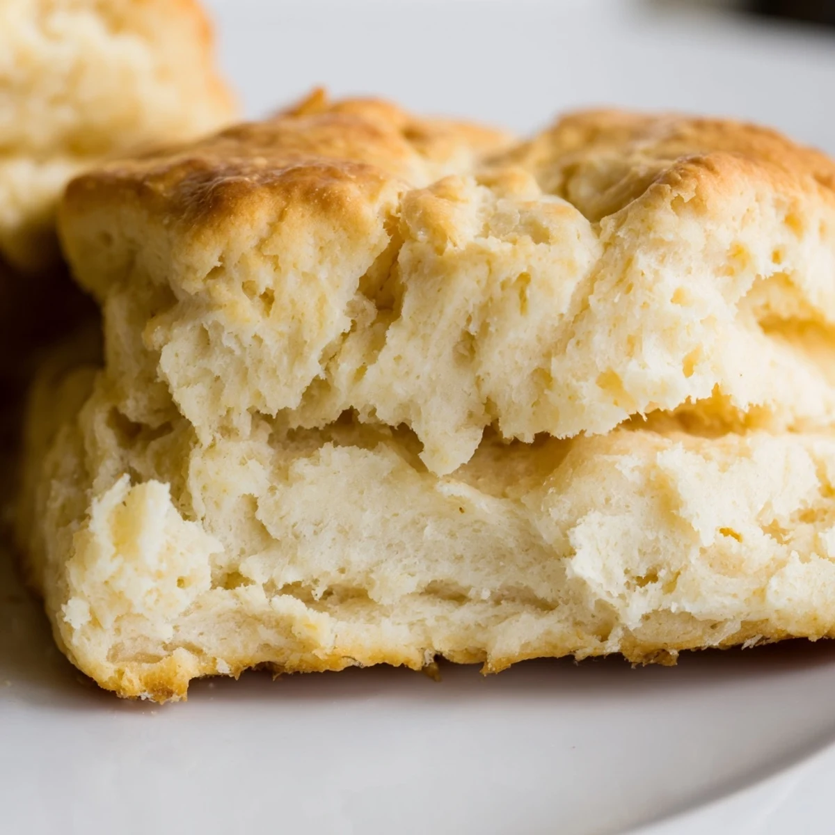 Golden-baked Southern Style Buttermilk Biscuits sit flaky and buttery on a rustic wooden board, perfect for breakfast or dinner.