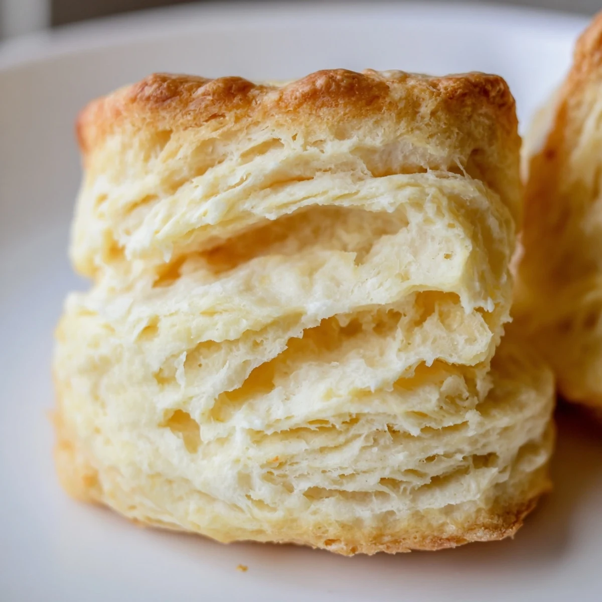 Warm, golden Southern Style Buttermilk Biscuits piled on a plate, ideal for Southern breakfasts or pairing with country gravy.
