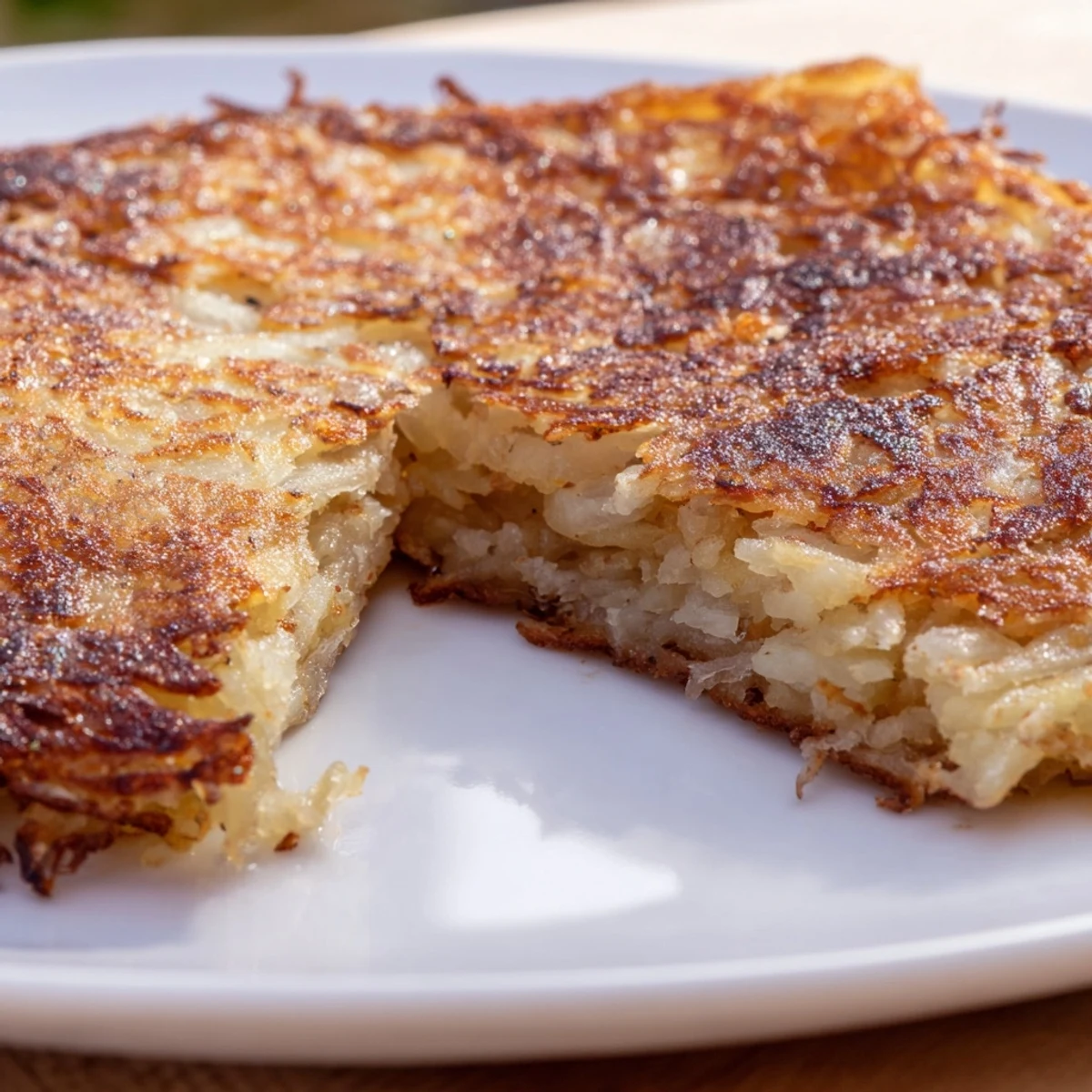 Golden-brown Boxty Irish Potato Pancakes sizzling in a skillet, crispy edges and tender centers, ready to serve with sour cream.  