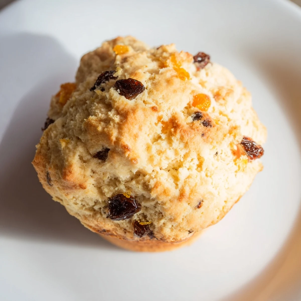 Freshly baked Irish Soda Bread Muffins with Currants on a wire rack, ready to be served.