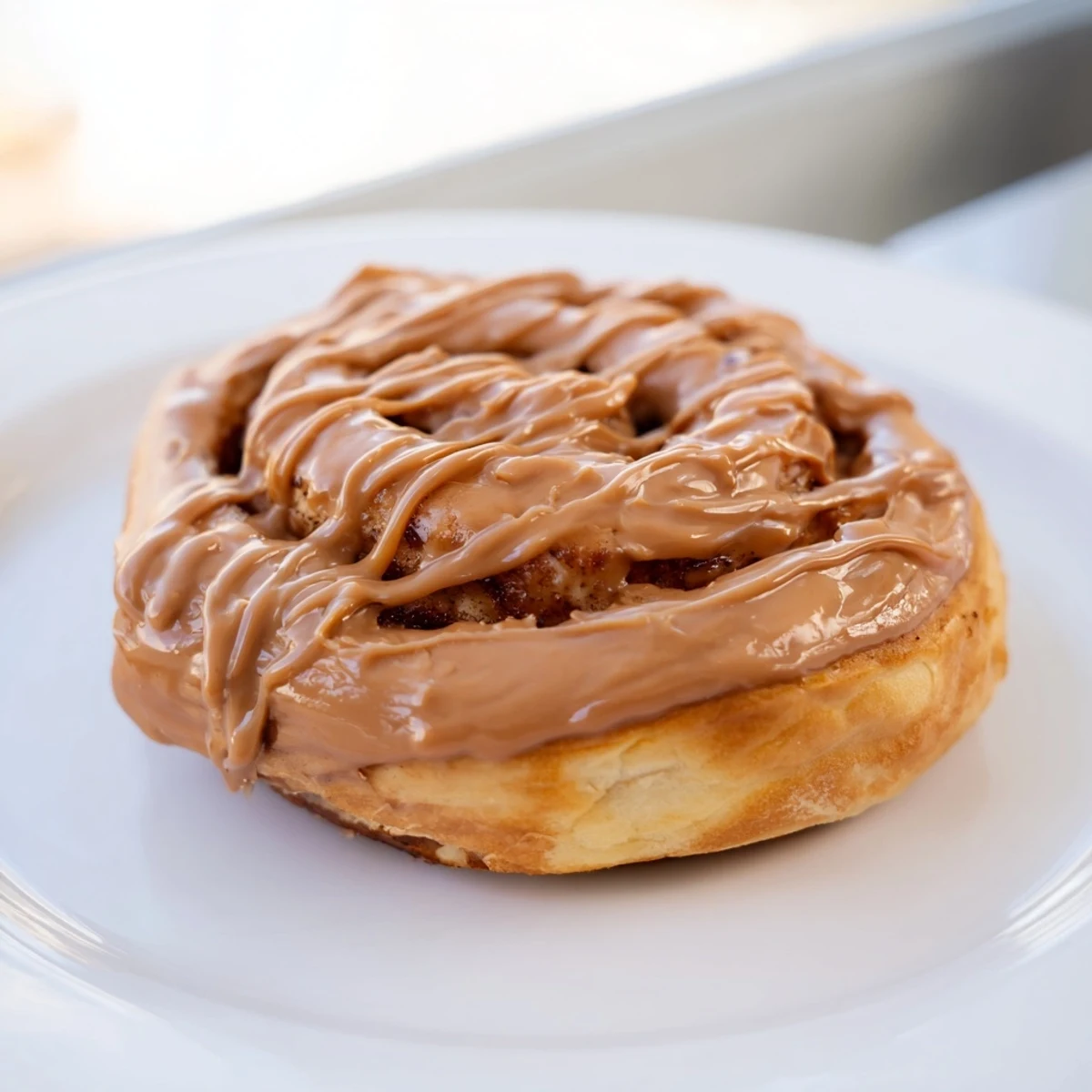 Decadent Soft and Gooey Biscoff Cinnamon Rolls with gooey filling, perfect for a cozy American brunch treat.