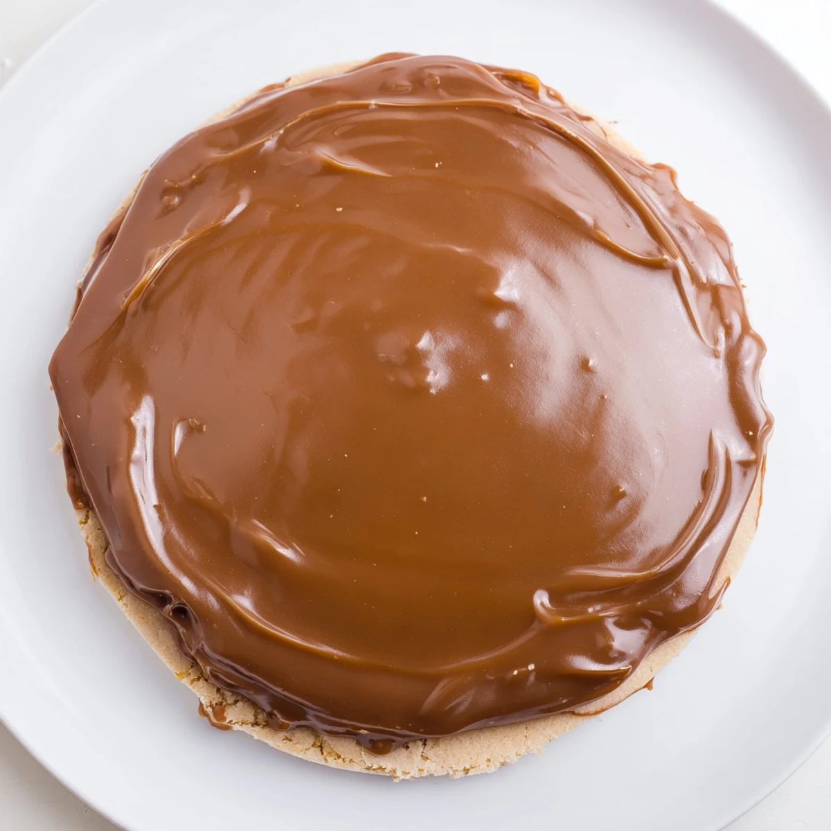 Twix Cookies with golden shortbread, soft caramel layer, and shiny milk chocolate coating on a rustic wooden table.