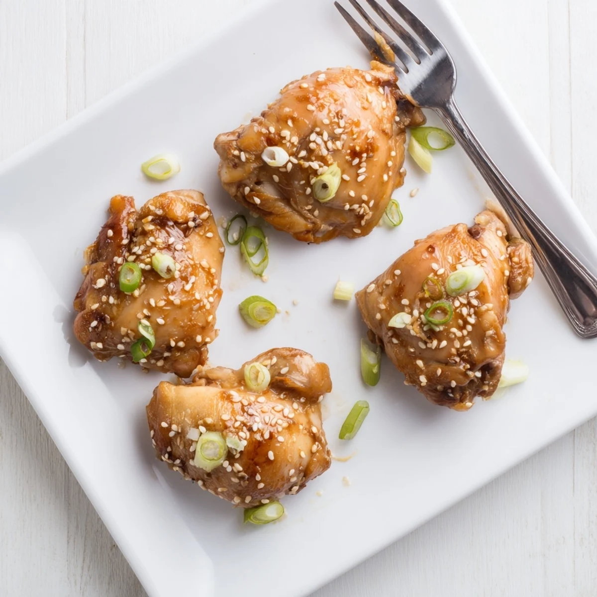 Savory Japanese-style chicken marinated in miso garlic glaze, ready to serve