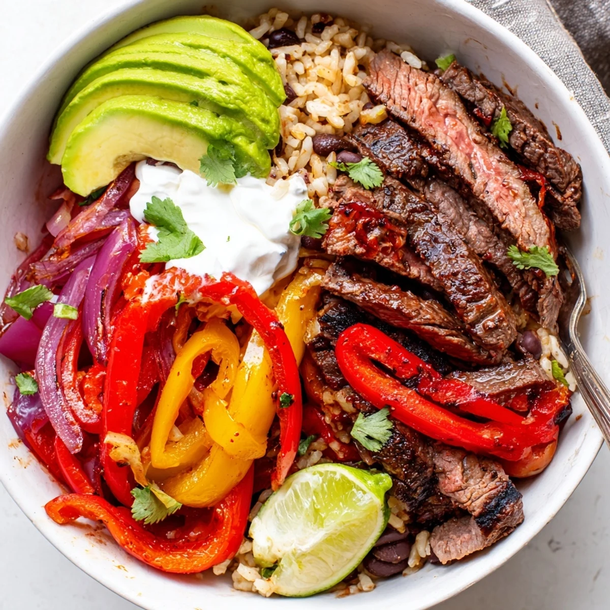 Steak Fajita Power Bowls