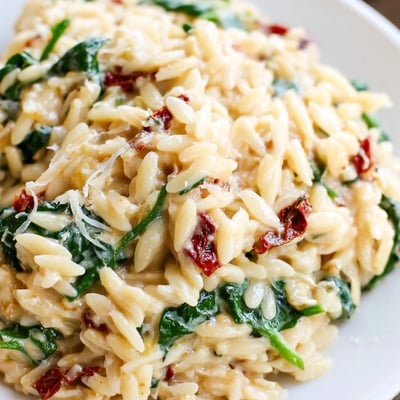 Creamy Tuscan Orzo
