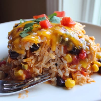 Chicken Burrito Casserole